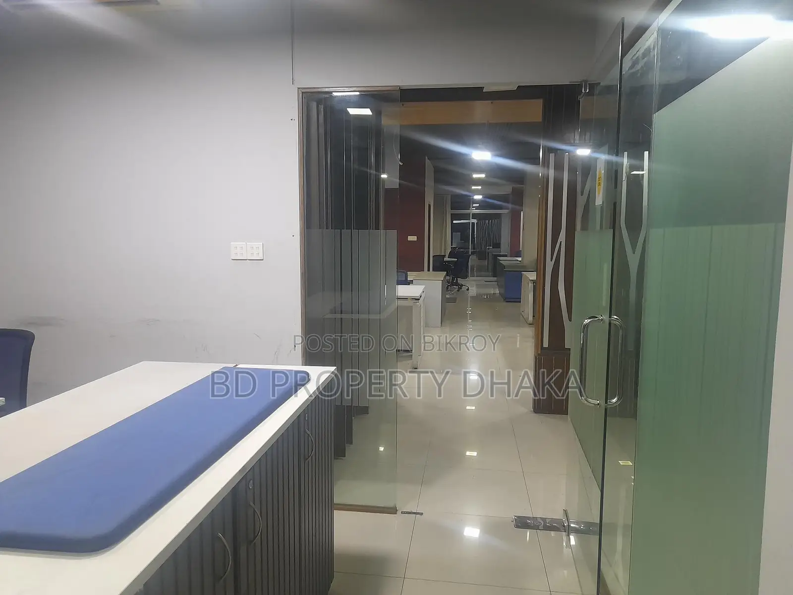 5500sqft Semi Furnished open Commercial property rent in Gulshan in Gulshan