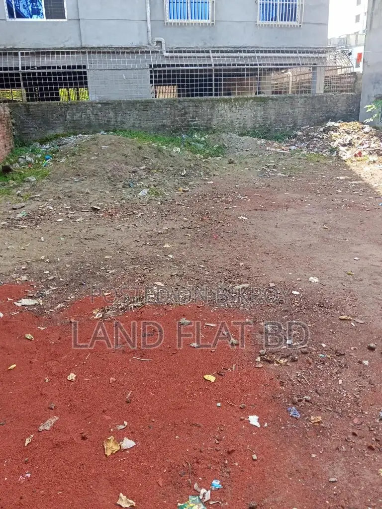 2.72 Katha North-Facing Plot Surrounded by Boundary Wall for Sale in Mohammadpur