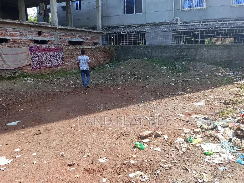 2.72 Katha North-Facing Plot Surrounded by Boundary Wall for Sale in Mohammadpur