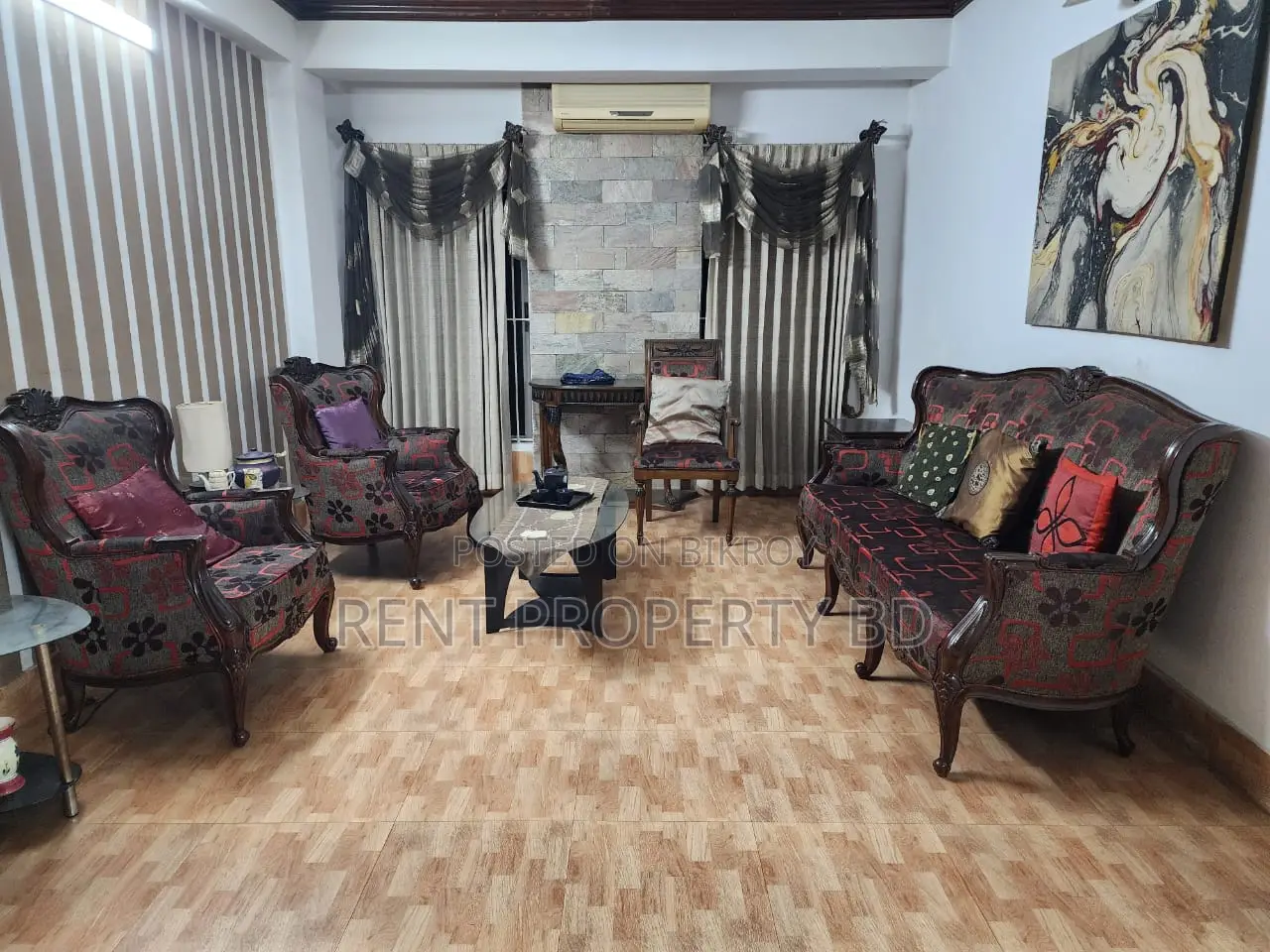 Nice Fully Furnished Apartment Rent At Gulshan-1 in Gulshan