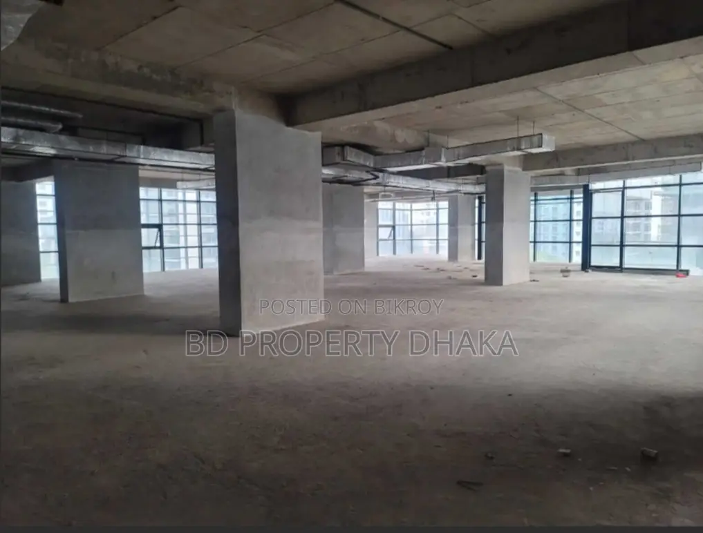 25500sqft open Brand New Central A.c Commercial Space Rent in Gulshan in Gulshan