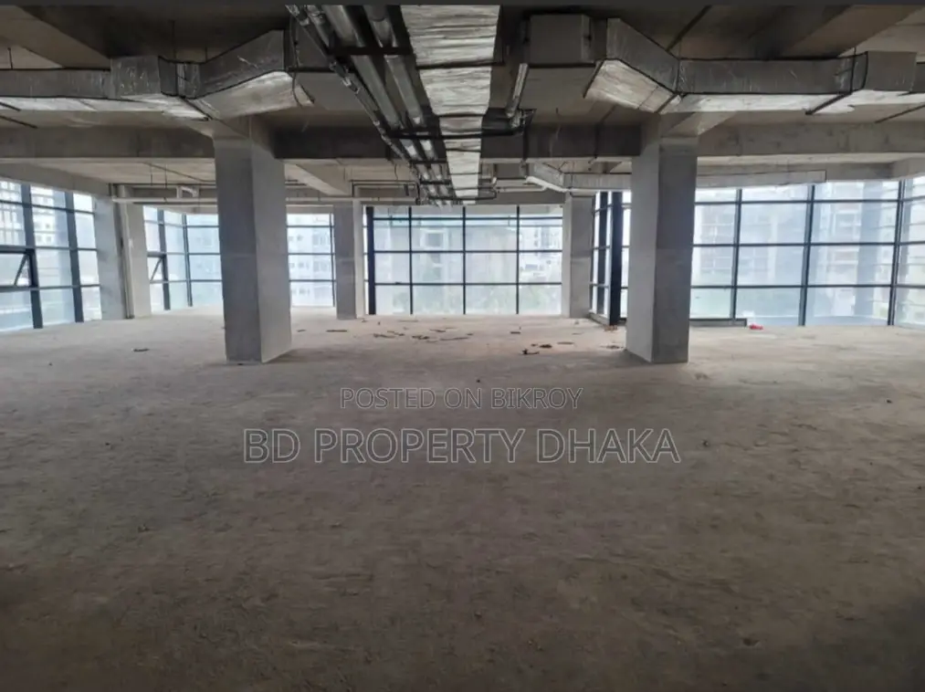 25500sqft open Brand New Central A.c Commercial Space Rent in Gulshan in Gulshan