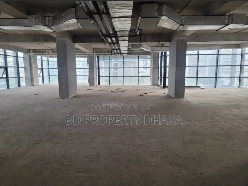 25500sqft open Brand New Central A.c Commercial Space Rent in Gulshan in Gulshan
