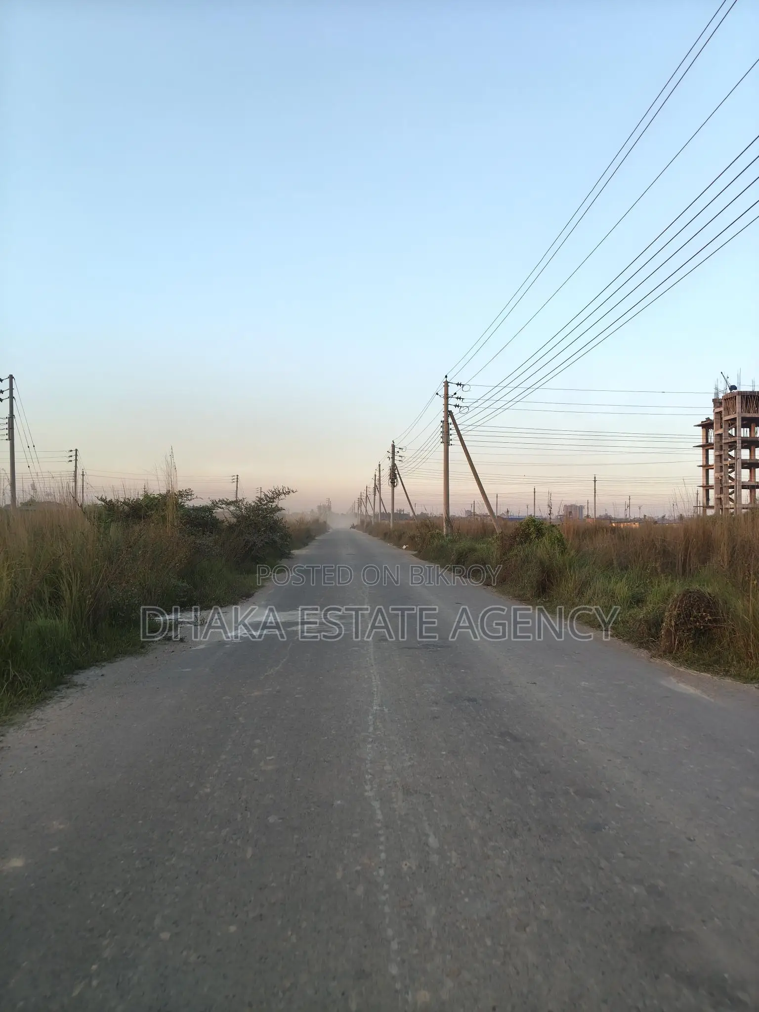 Block K, 40 Katha Plot with 2-Way Road Access (South/North) in Basundhara
