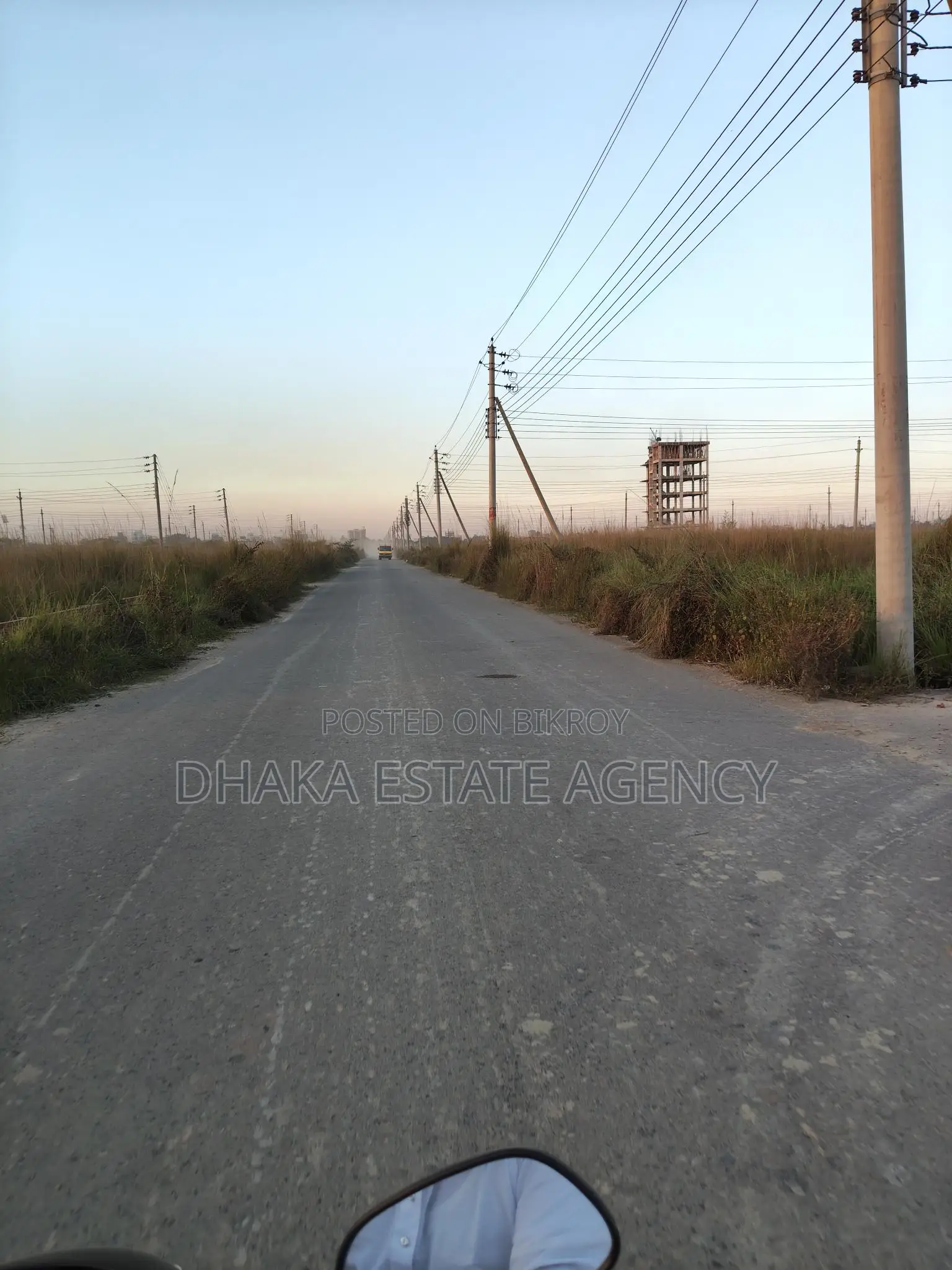 Block K, 40 Katha Plot with 2-Way Road Access (South/North) in Basundhara