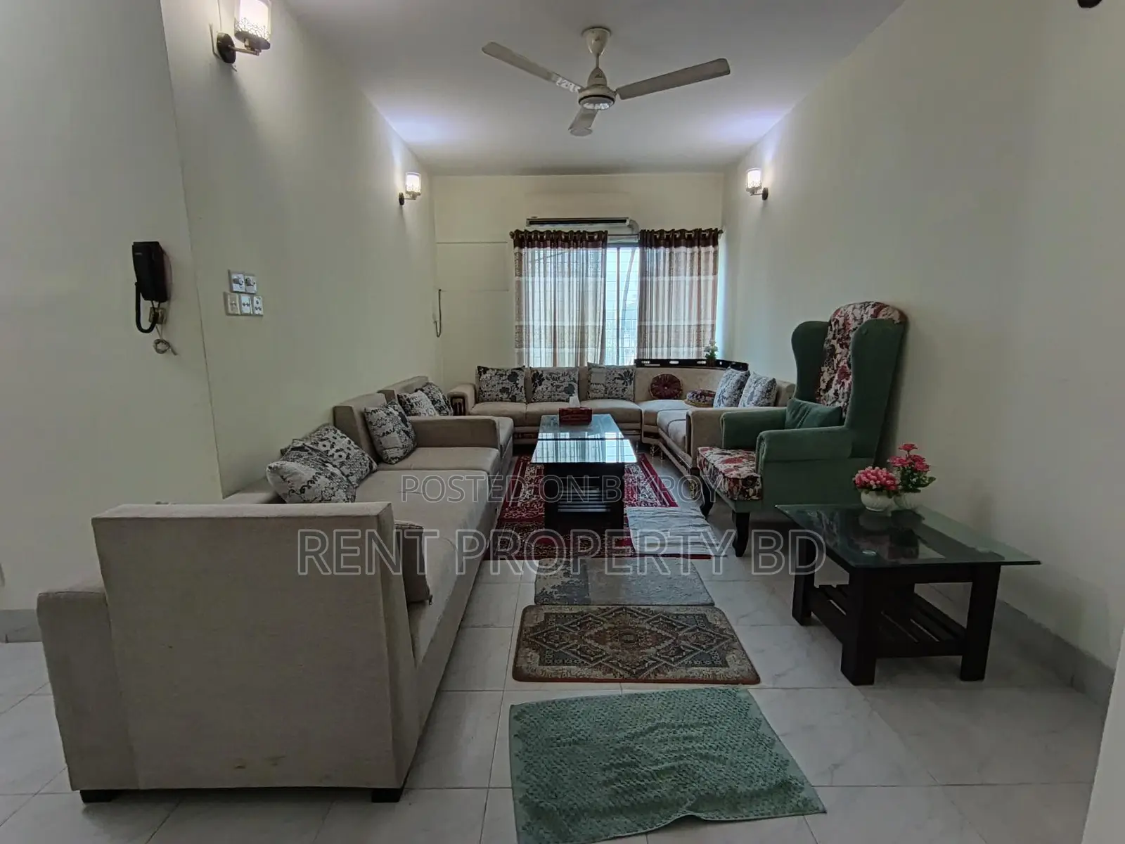 3 Bed Fully Furnished Apartment Rent Gulshan in Gulshan