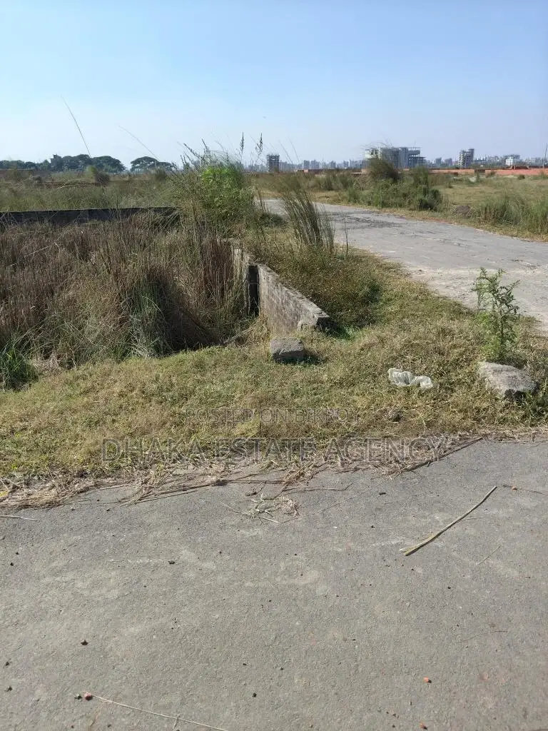 Block P, 40 feet by 25 feet Road Corner 5 Katha Plot for Sale in Khilkhet