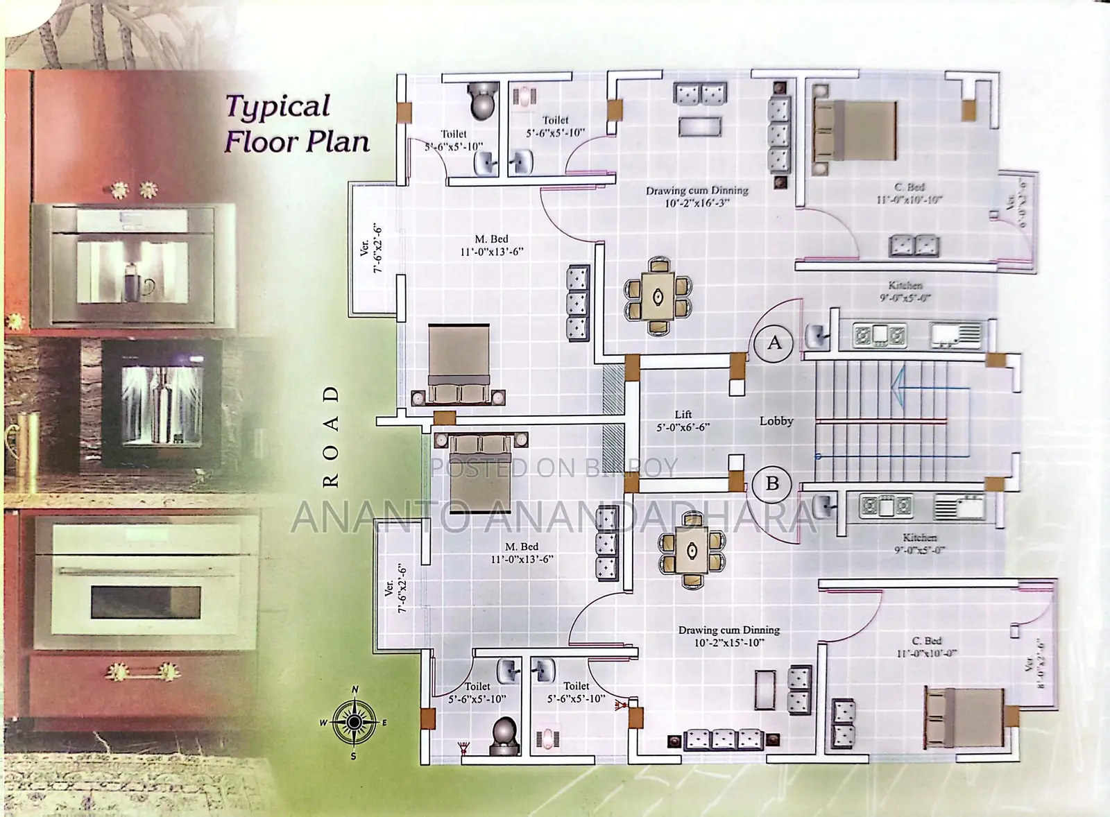 850 Sqft Ongoing Flat for sale at Adabor, Mohammadpur in Mohammadpur