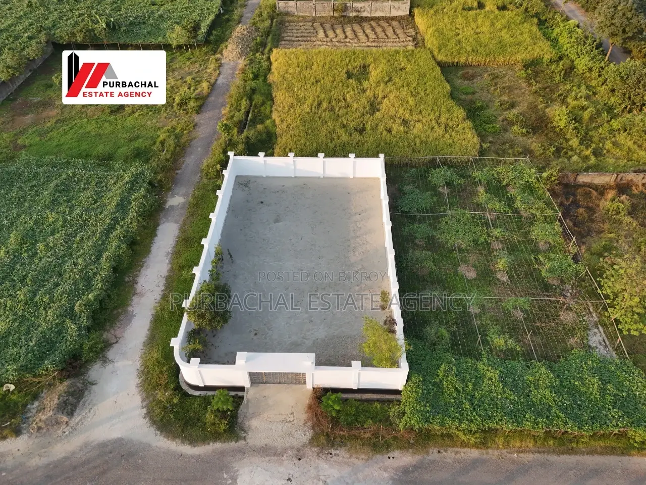 Front 30ft/54ft Corner, 10 Katha Plot In Sec#4 in Purbachal