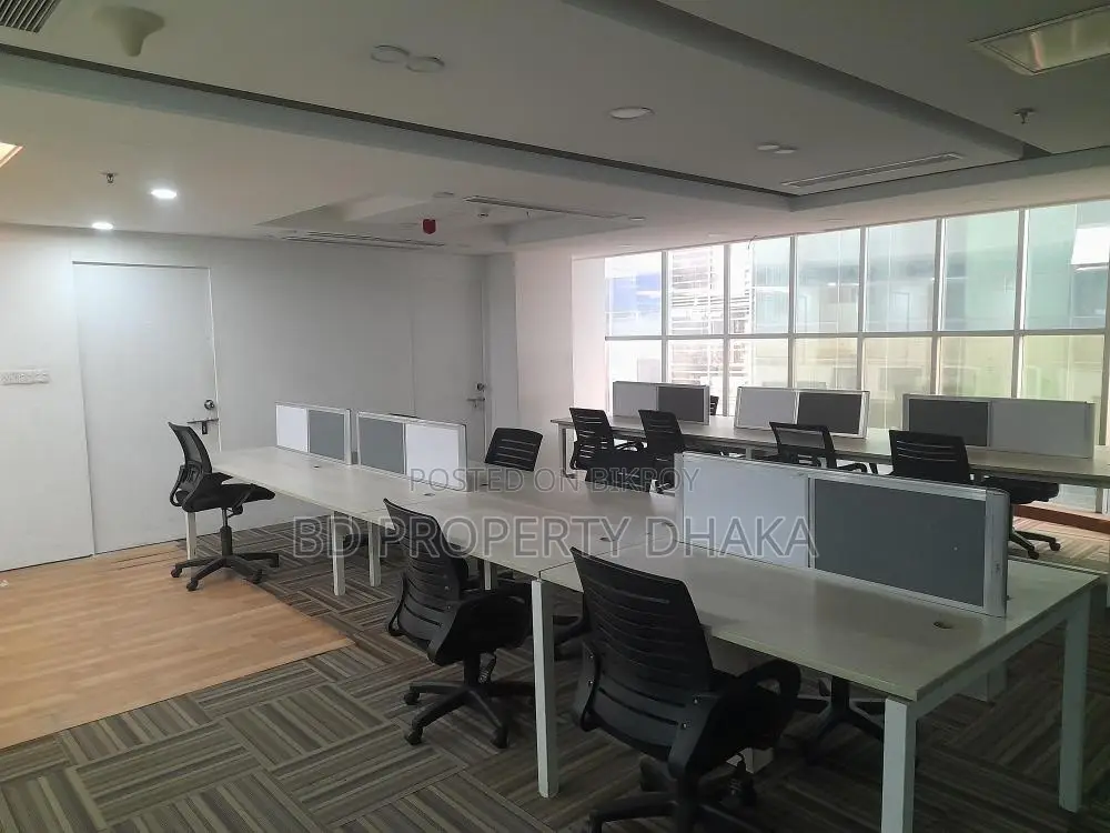 5800 Sqft Open Semi Furnished Commercial Space Rent in Gulshan Avenue in Gulshan