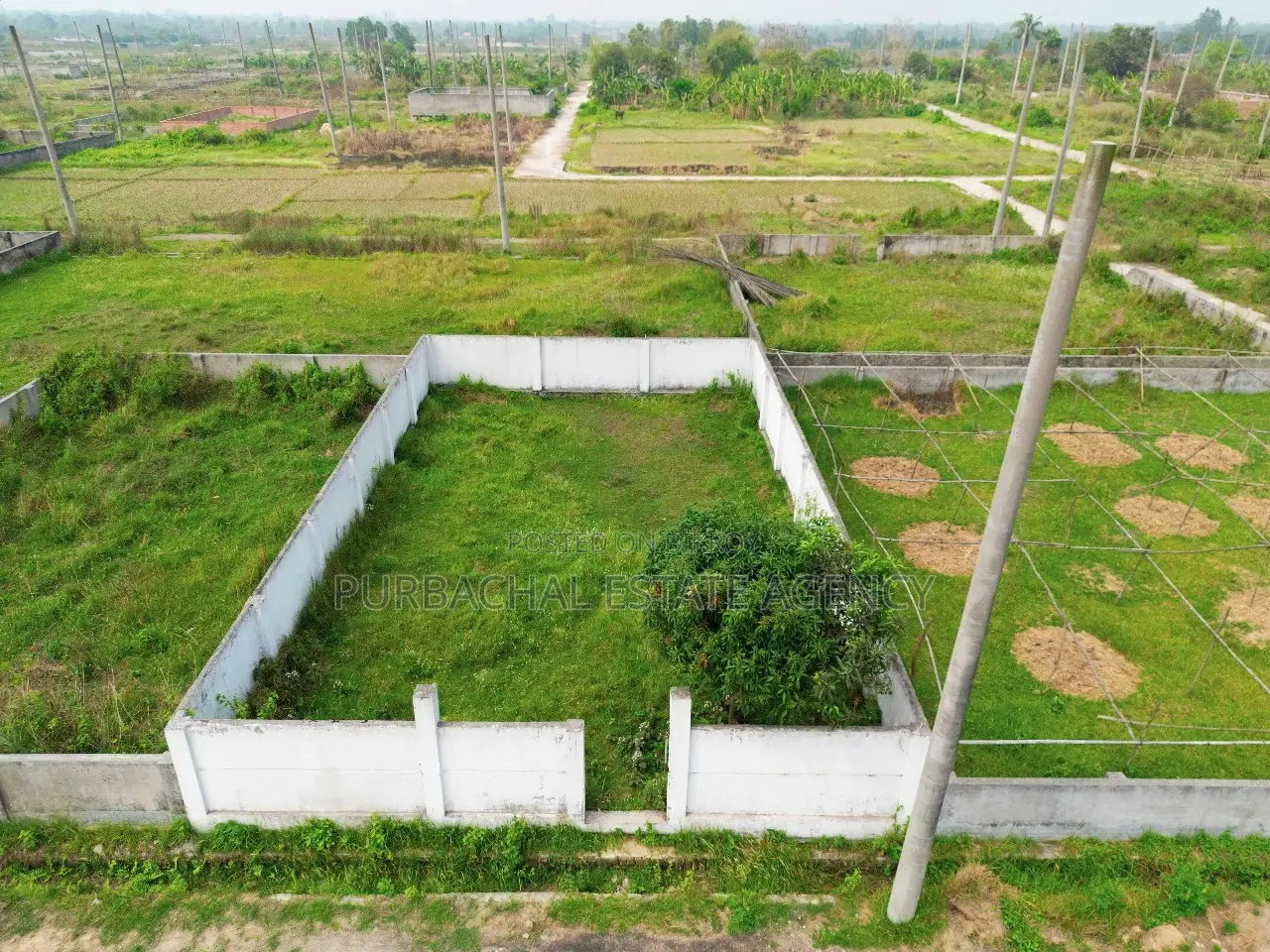South Facing, 7.5 Katha Plot In Sec#8 in Purbachal