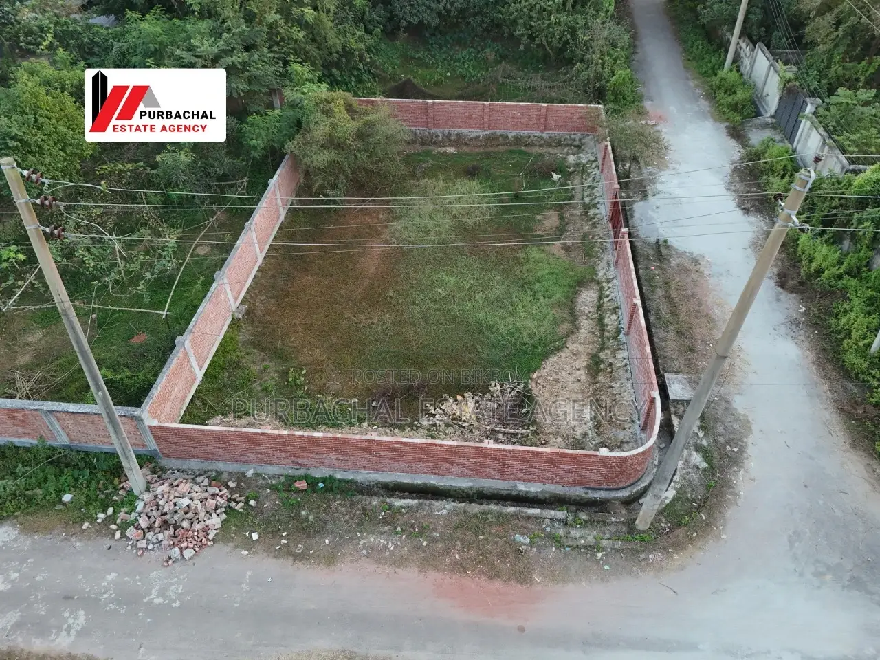 Front 30ft/40ft Corner, 5 Katha Plot In Sec#25 in Purbachal