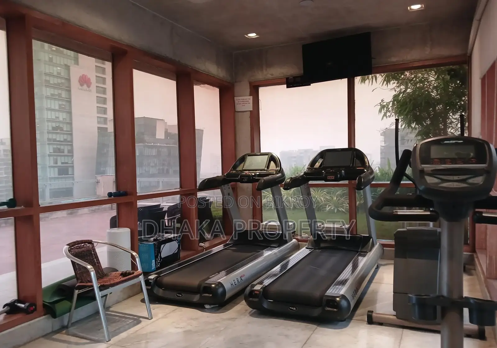3200sqFt.Gymnasium_3Bed 2Parking Luxury Apartment Rent at Gulshan 2 in Gulshan