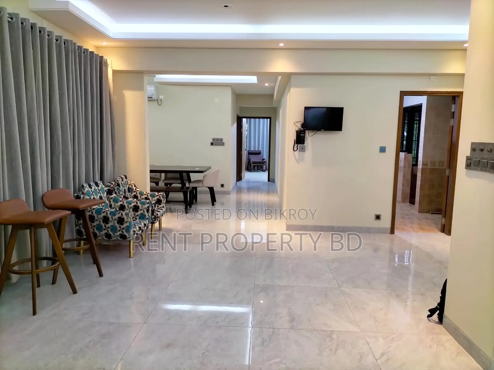 Full Furnished Flat For Rent In Banani in Banani
