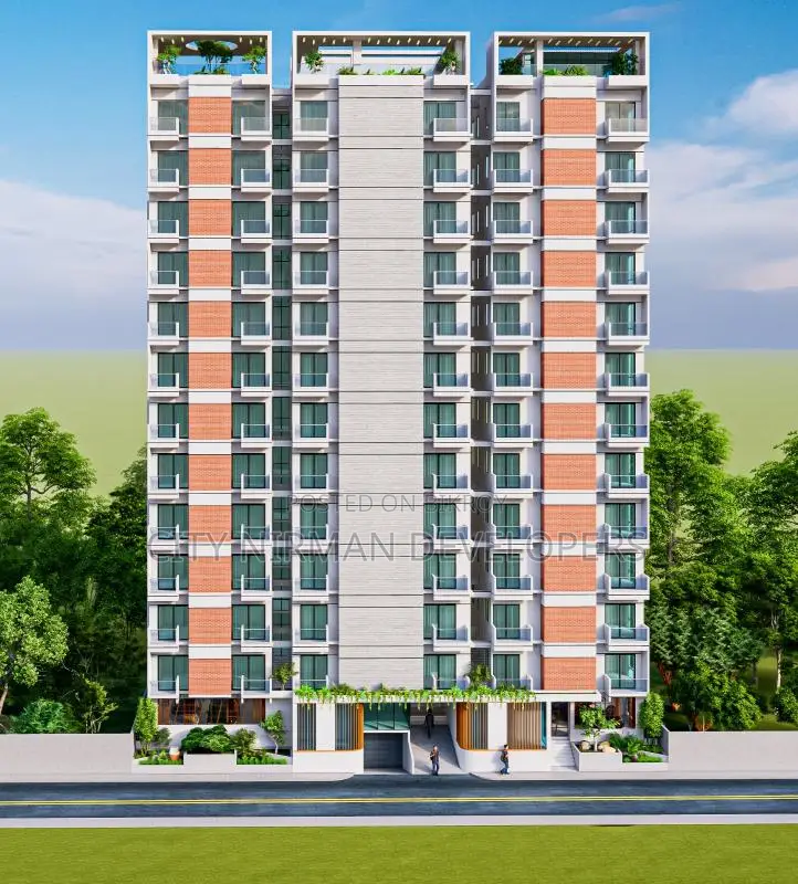 Buy an attractive 1650 sq ft flat in the "Nirman South Haven" project in Mohammadpur