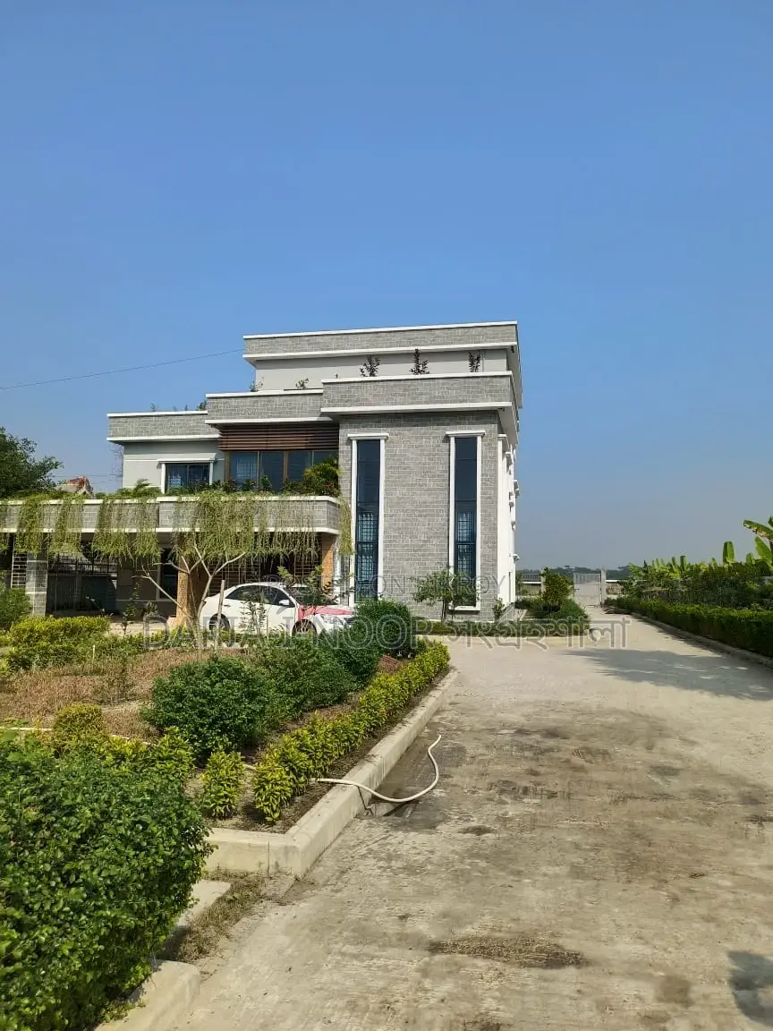 Duplex House on 16 Bigha Land in Zajira Naodoba with Fruit Orchard and Pond in Shariatpur