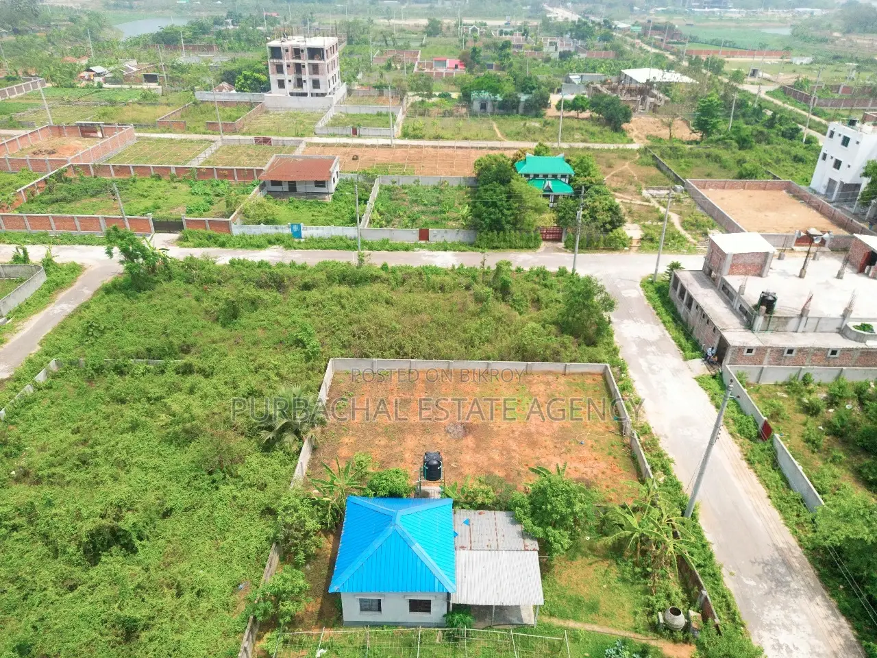 Front In Park, 5 Katha Plot Sec#18 in Purbachal