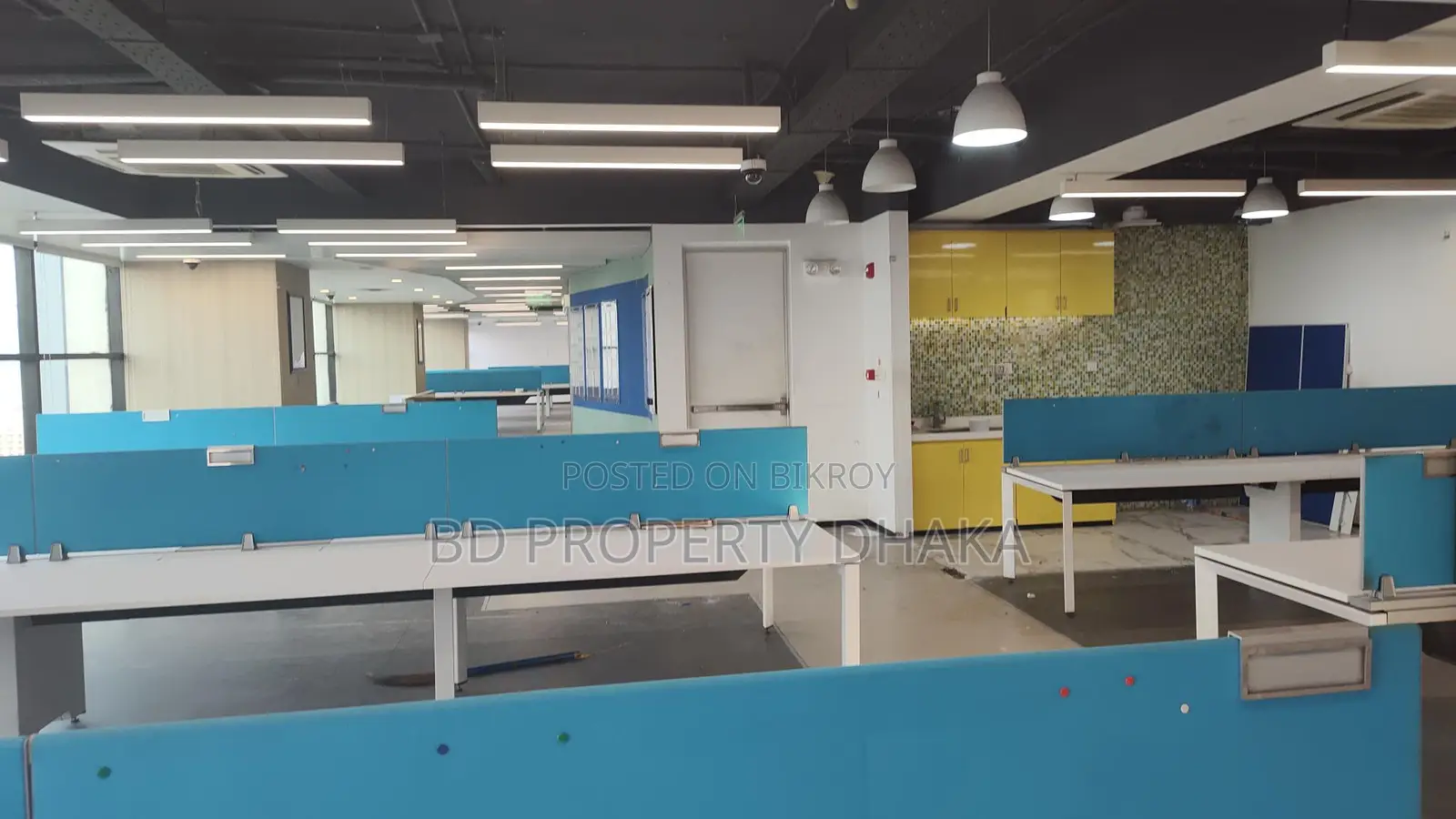 6068 Sqft Open Semi Furnished Commercial Space Rent in Gulshan Avenue in Gulshan