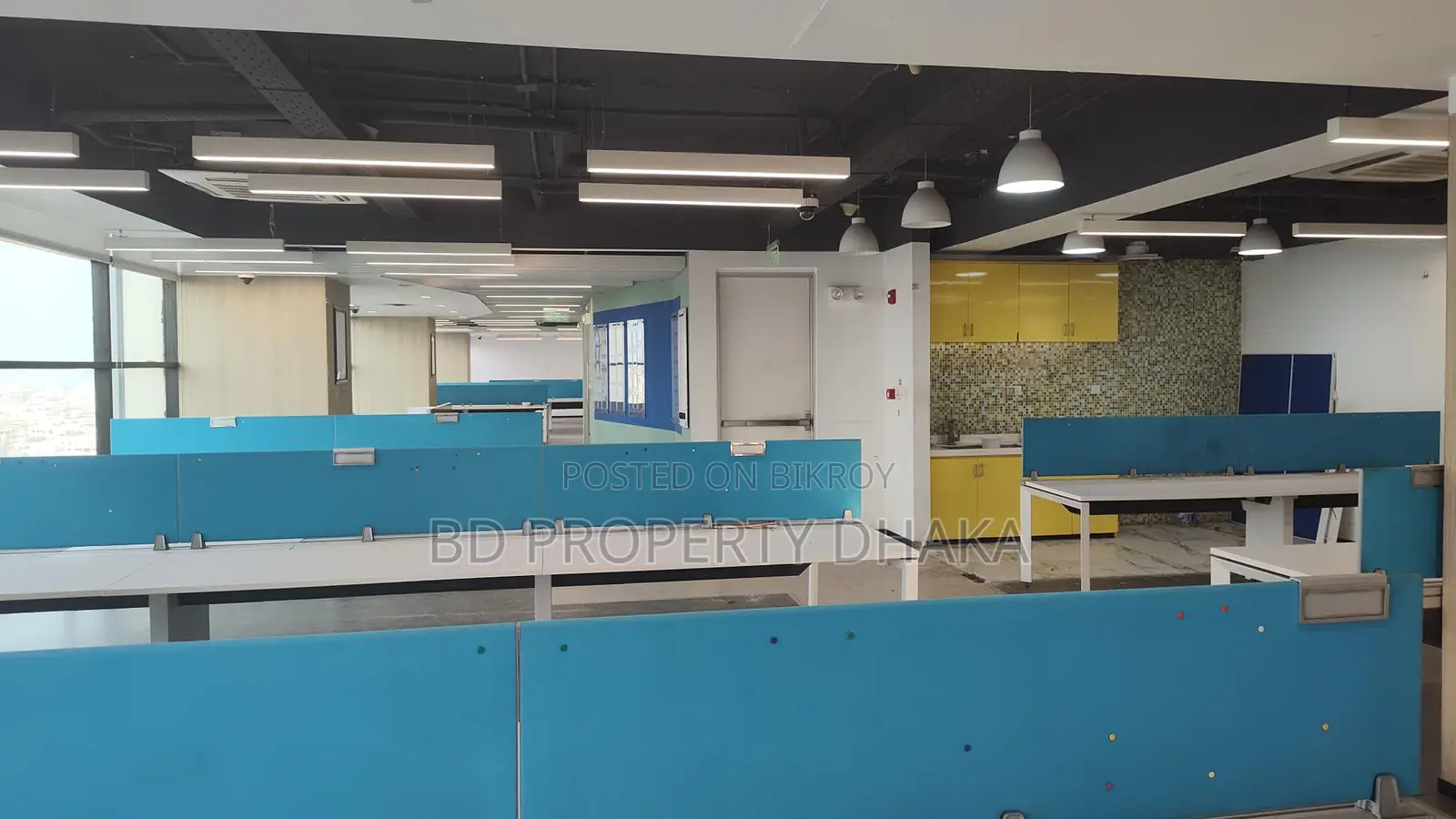 6068 Sqft Open Semi Furnished Commercial Space Rent in Gulshan Avenue in Gulshan