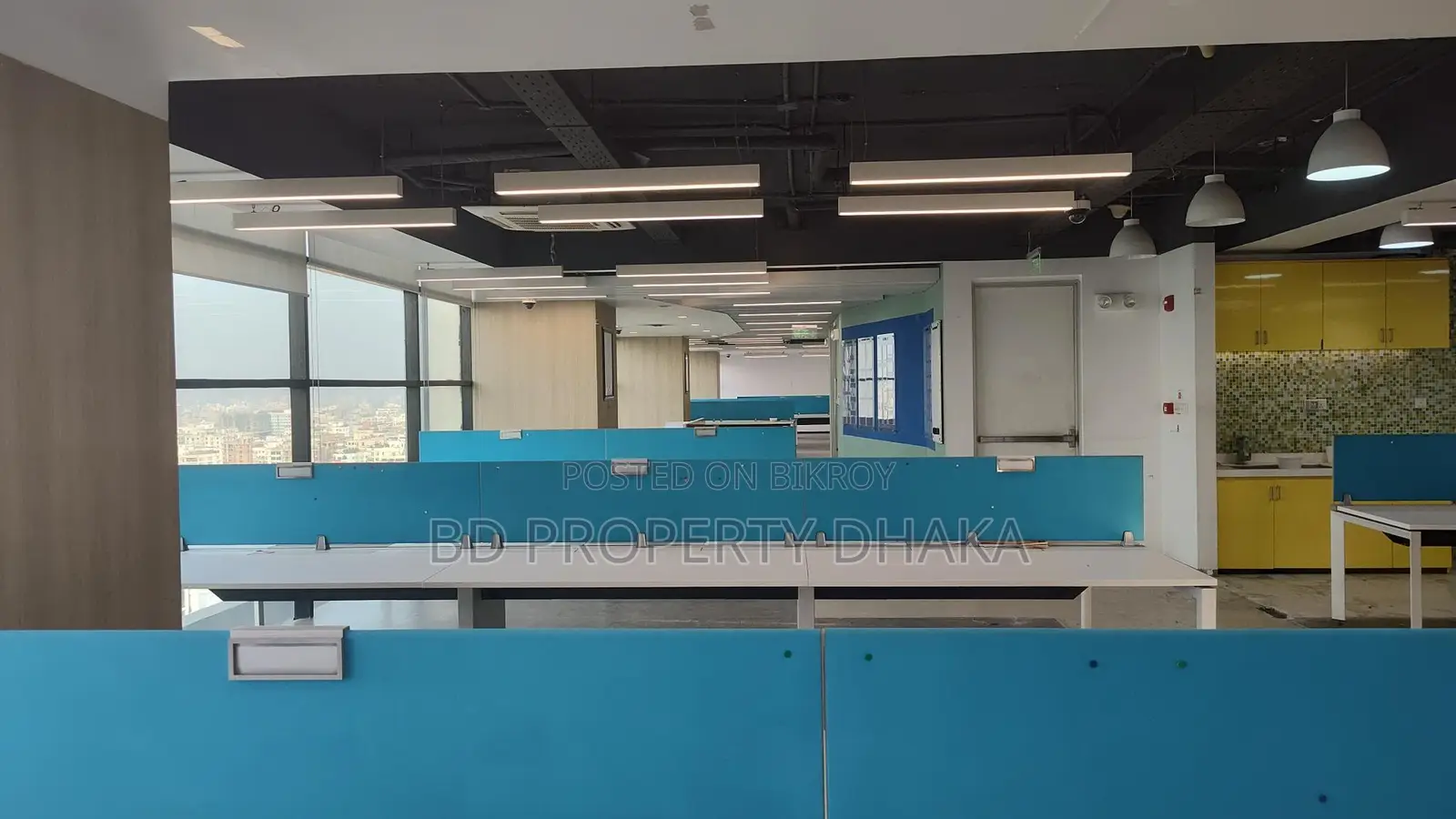 6068 Sqft Open Semi Furnished Commercial Space Rent in Gulshan Avenue in Gulshan
