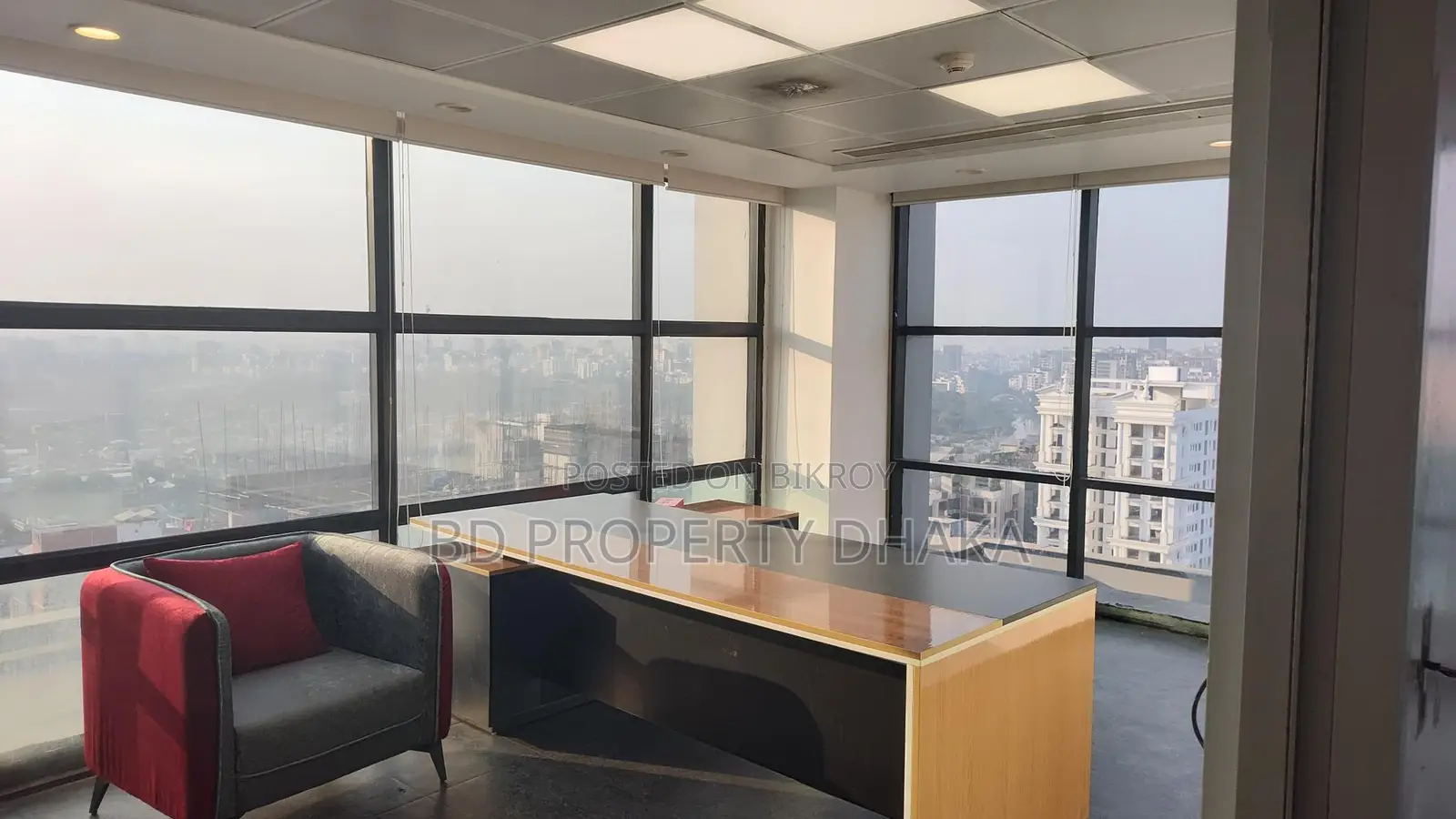 6068 Sqft Open Semi Furnished Commercial Space Rent in Gulshan Avenue in Gulshan