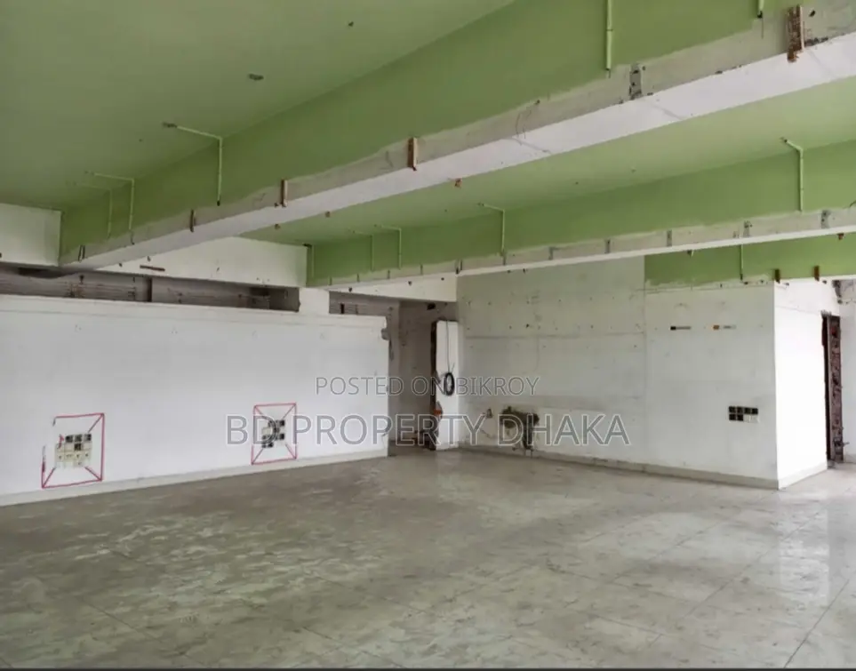 11500 Sqft Nice Open Commercial Space Rent in Gulshan Avenue in Gulshan
