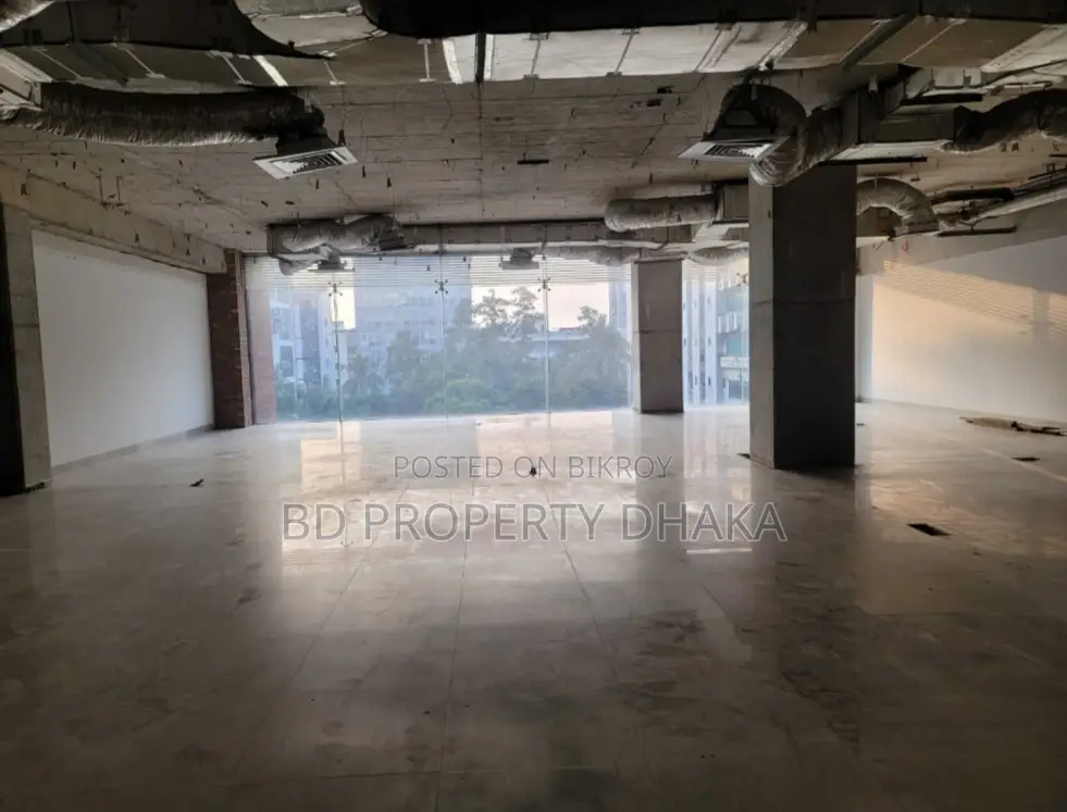 7400 Sqft Nice Open New Commercial Space Rent in Gulshan Avenue in Gulshan