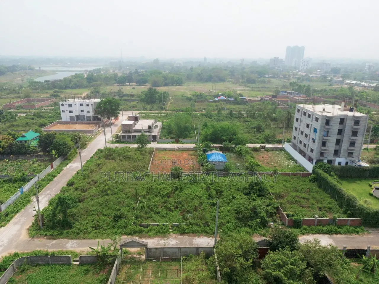 Near Play-Lot, Front 30ft/54ft Corner, 5 Katha In Sec#15 in Purbachal