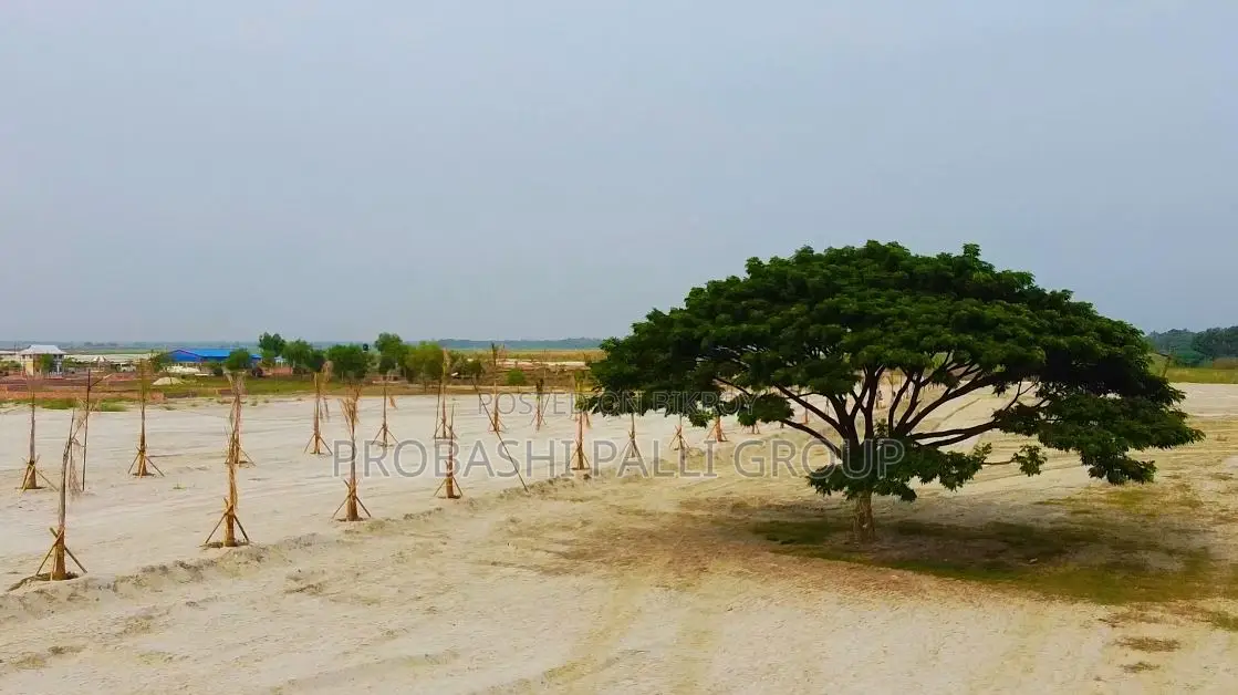 Plots are being sold at a one-time price in Probashi Polli's Purbachal project. in Banani