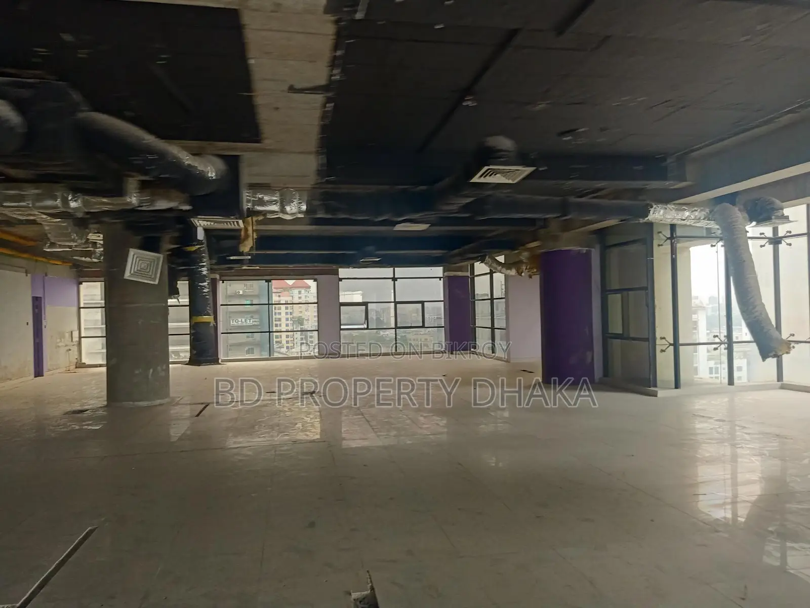 7810 Sqft Open Commercial Space Rent In Banani in Banani