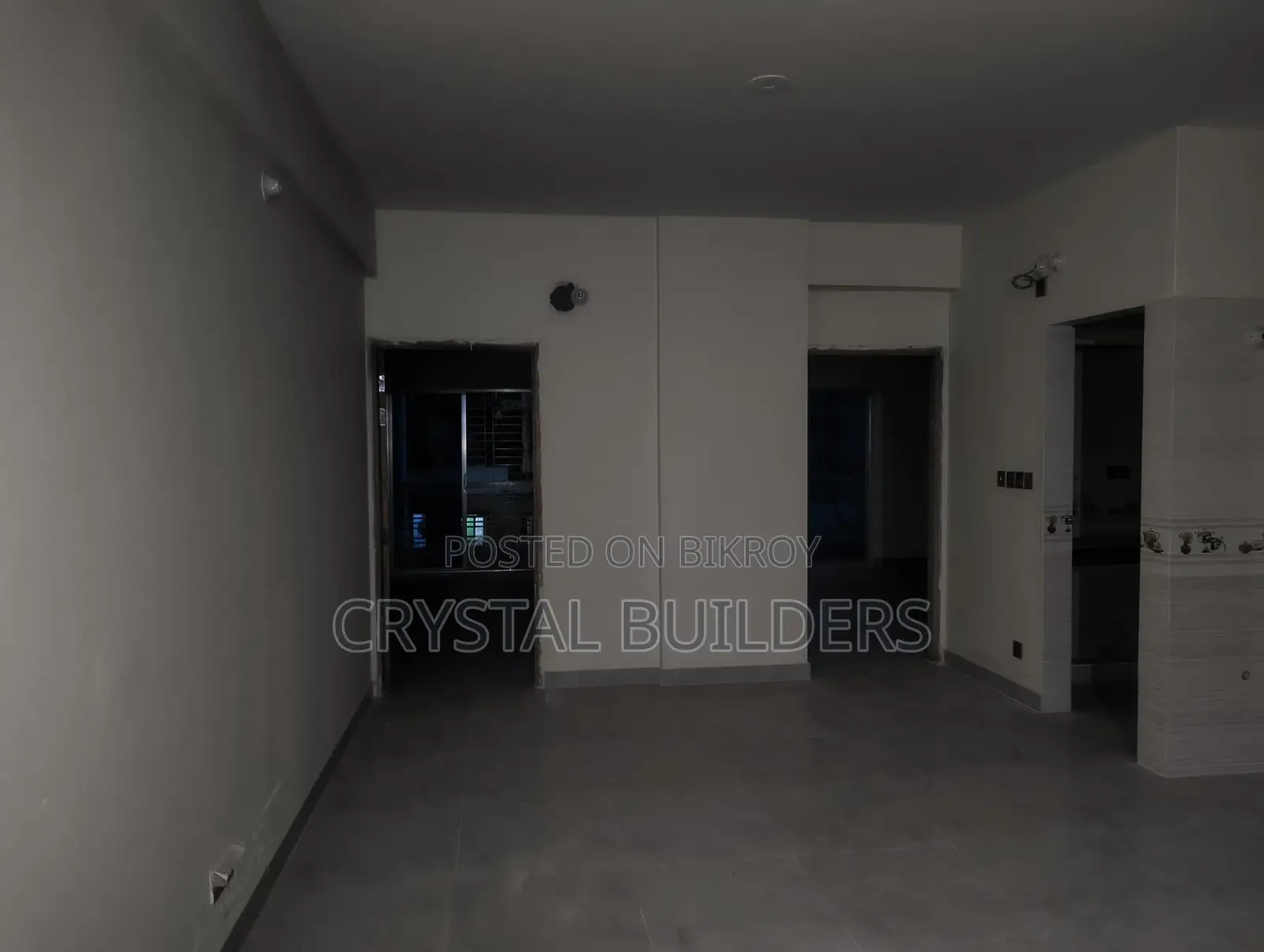 Four-bedroom, three-bathroom ready-to-move flat for sale on Kazibari Road. in Banasree