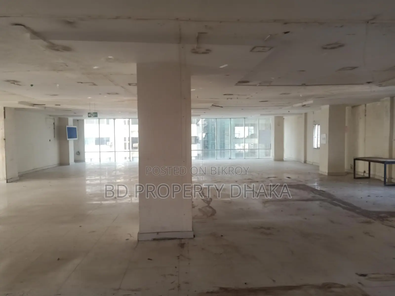 7800 Sqft Open Commercial Space Rent in Mohakali in Mohakhali