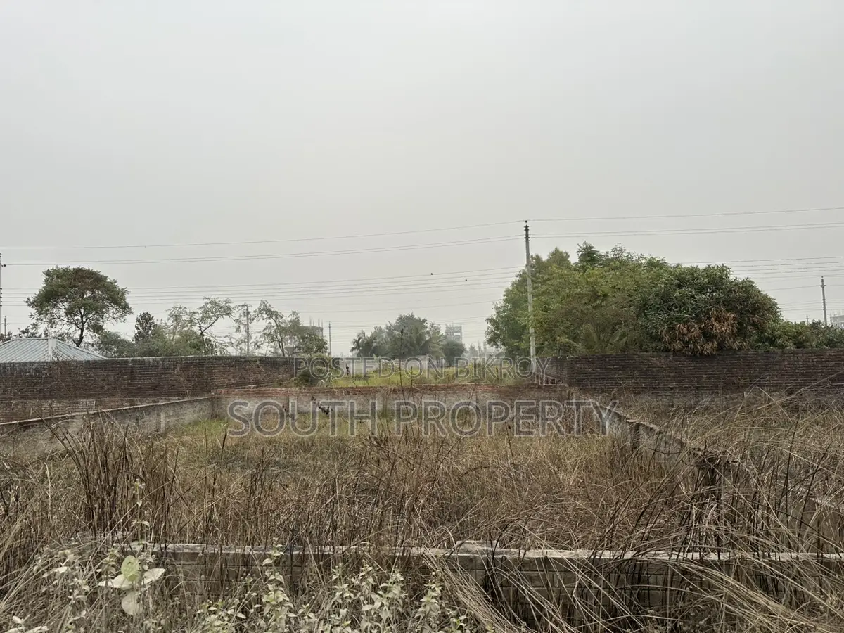 Block-N || 10 katha plot corner south in Basundhara