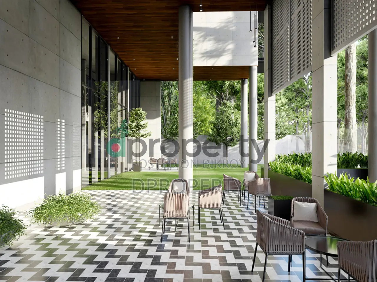 2680 SFT Brand New Edison Developer Flat Rent at 5th floor in Basundhara