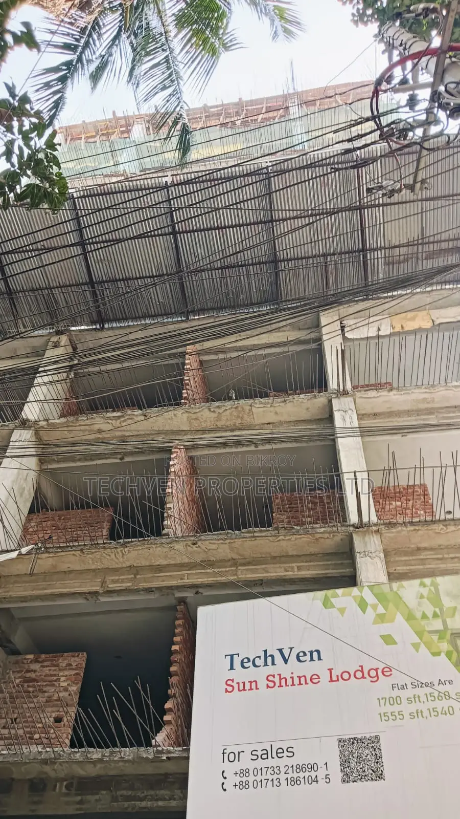 6800 Taka per sq ft, 1540 sq ft flat, Agargaon SP Road, Lakeview Masjid in Shyamoli