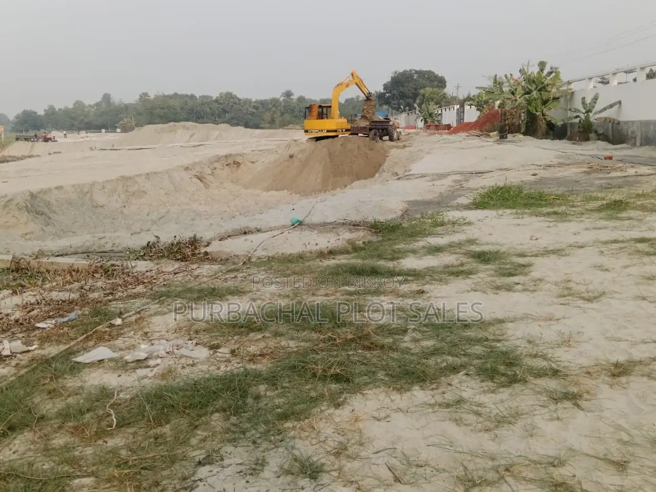 Lake Development Ongoing at the Project in Purbachal