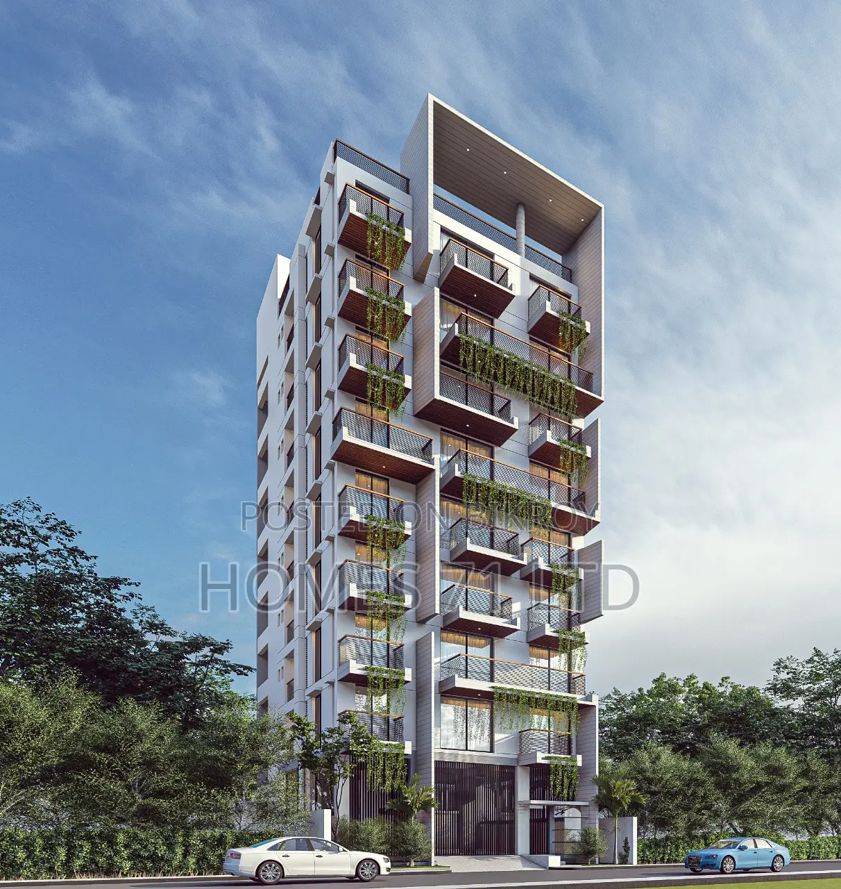 South facing 2850 sft flat for sale at Jalshiri Abashon in Dhaka