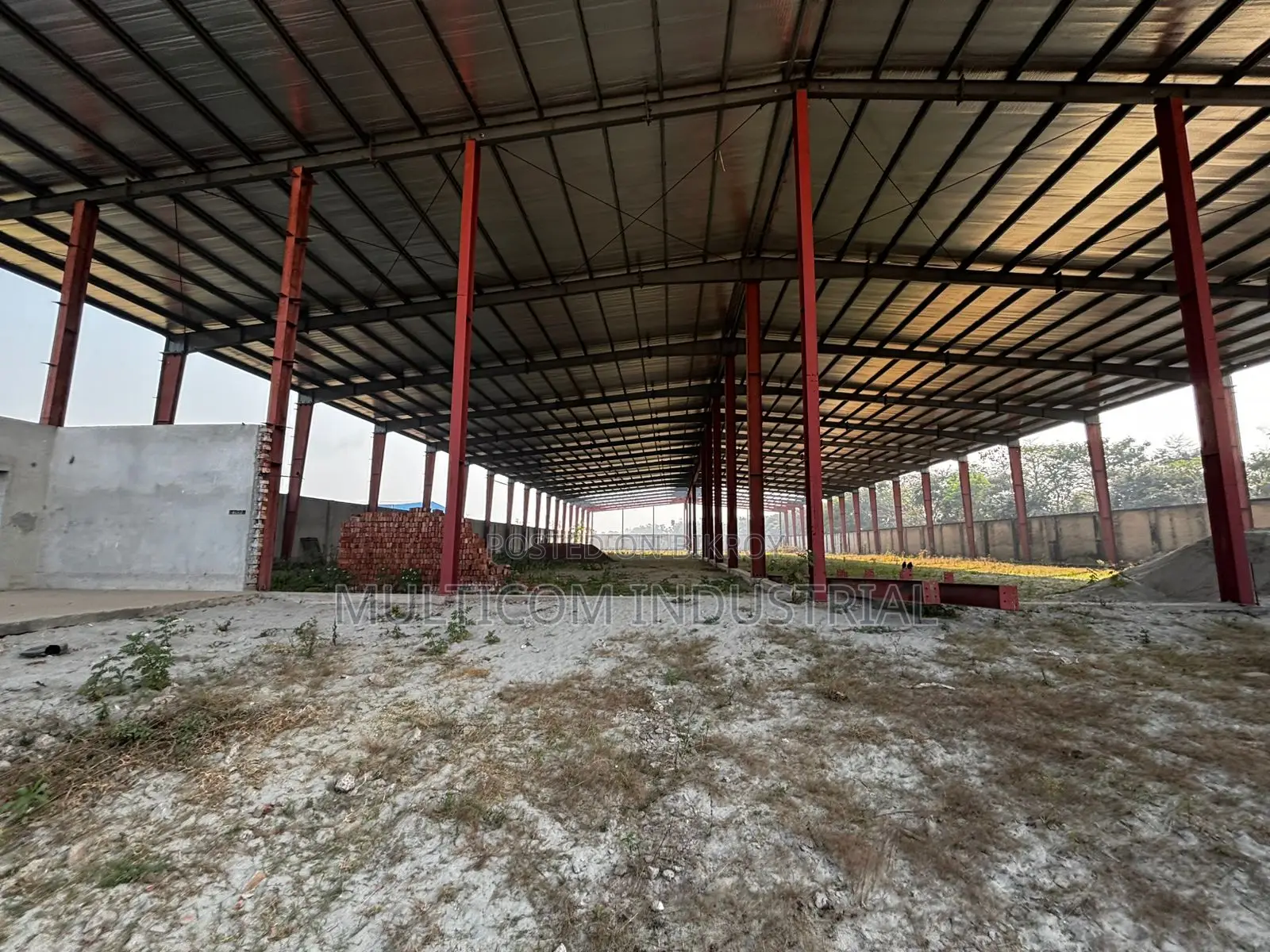 56,000 sqft. under construction warehouse shed a Gazipur in Gazipur