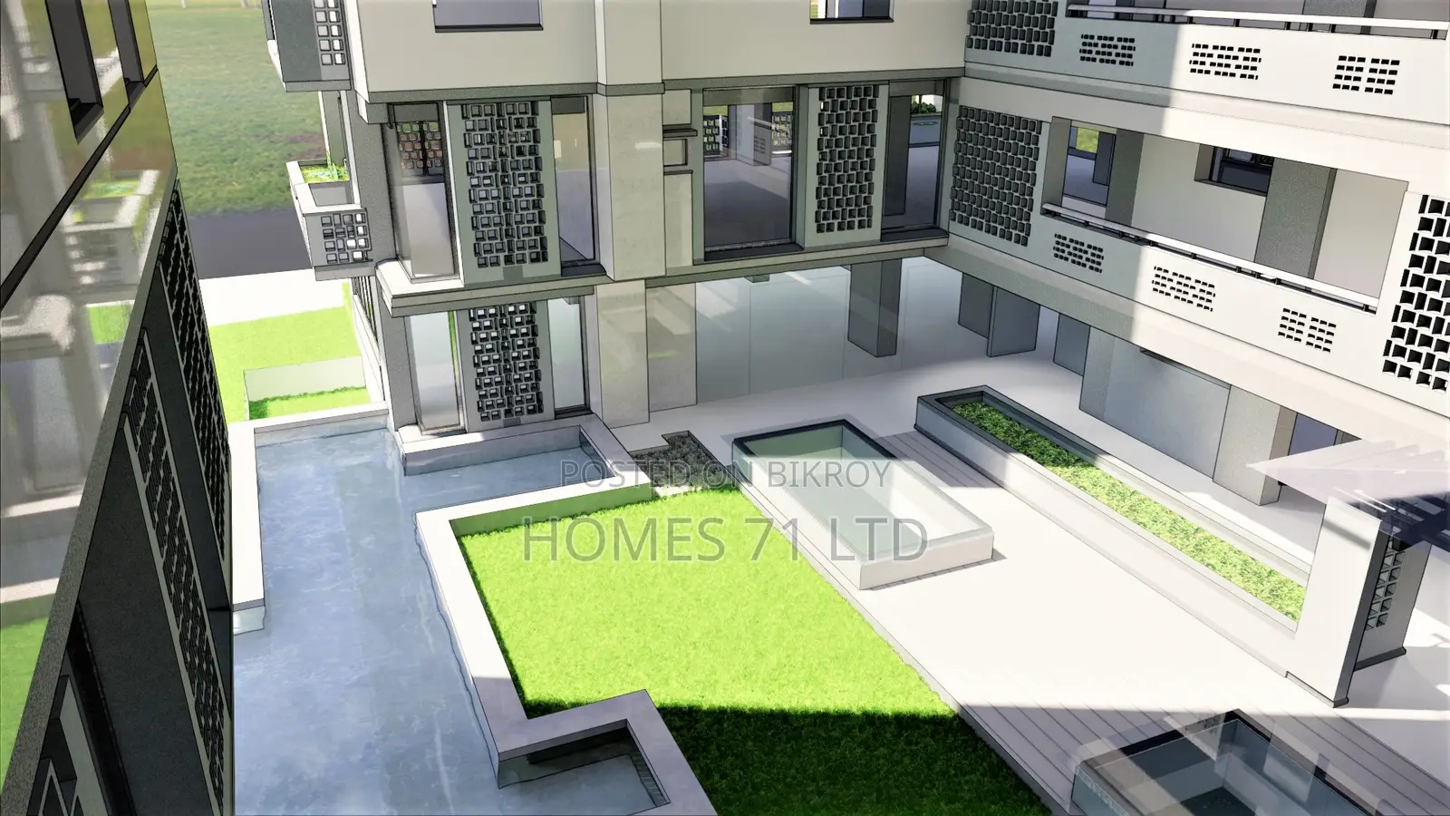 Flat for Sale beside 150ft road at Ecb Chattar in Dhaka
