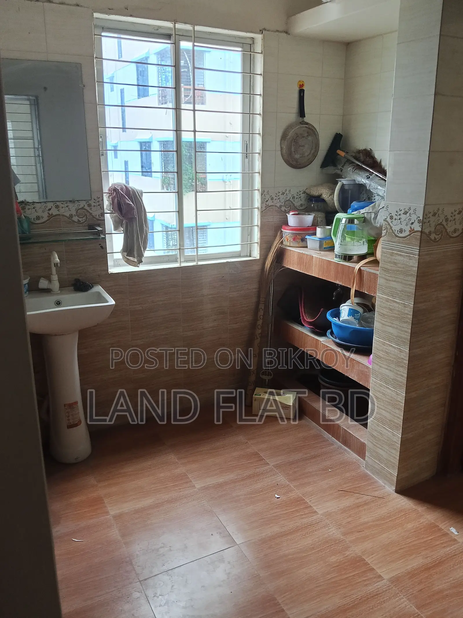 2-Bedroom 450 sq. ft. Ready Flat for Sale on 5th Floor in Mohammadpur