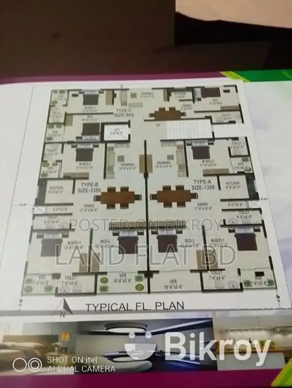 SOUTH FACING# ALL MOST READY FLAT SALE @ 1350 SFT 2ND FLOOR. in Mohammadpur