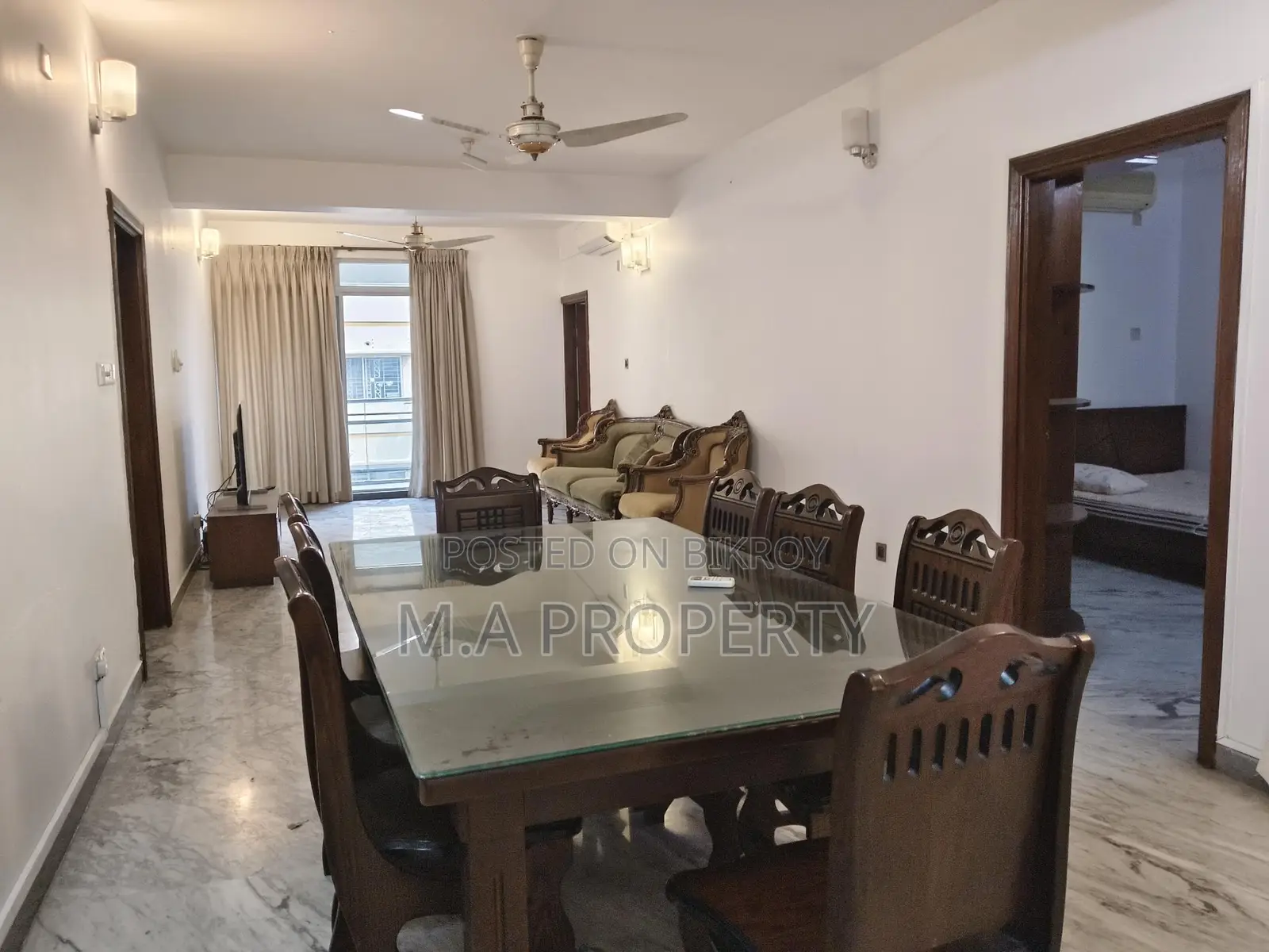 Fully furnish 3-Bedroom Apartment 1850 sqft Rent Gulshan-2 in Gulshan