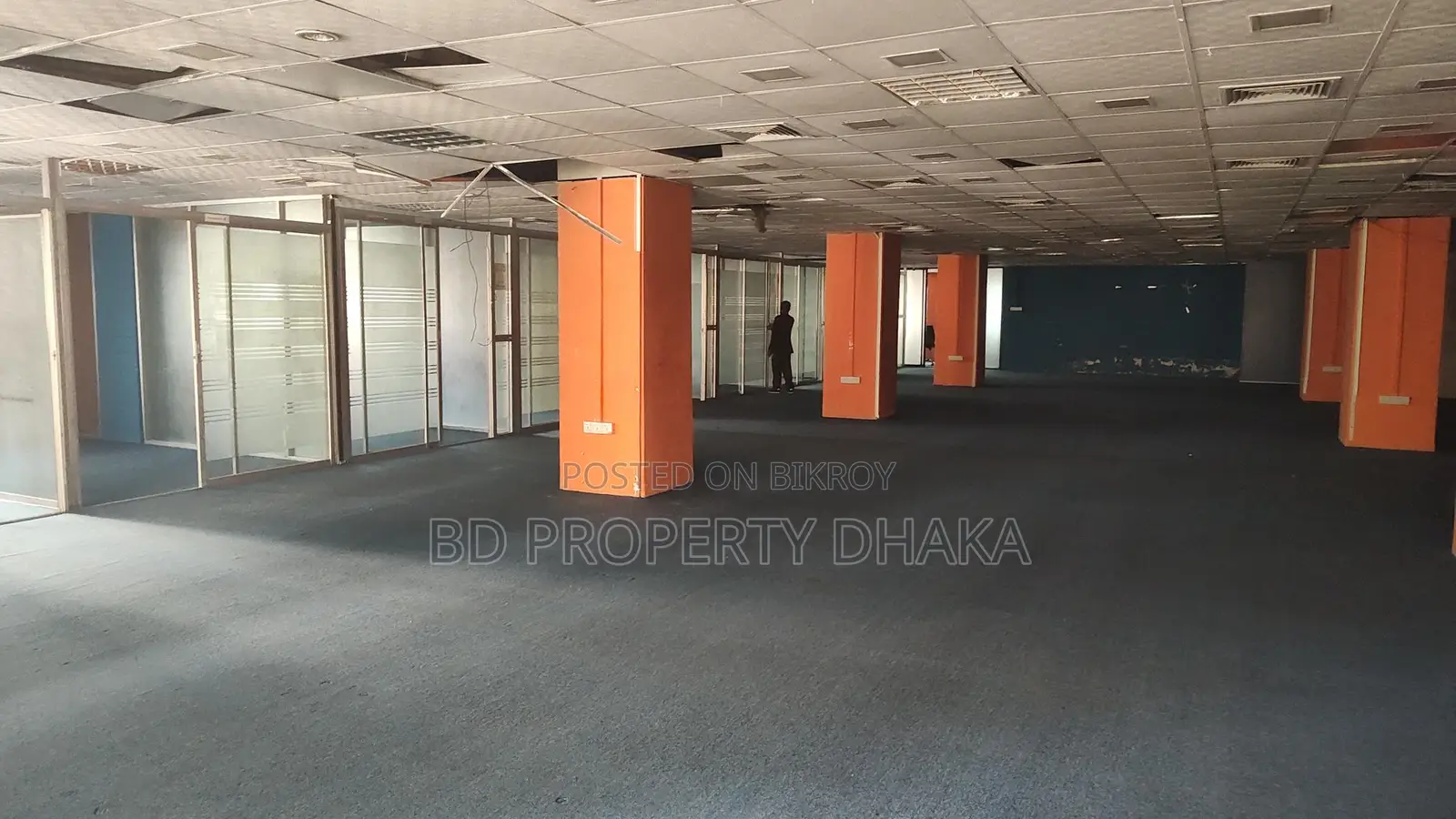 12400 Sqft Open Commercial Semi Furnished Space Rent in Mohakali in Mohakhali
