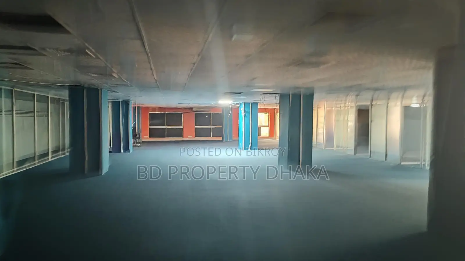 12400 Sqft Open Commercial Semi Furnished Space Rent in Mohakali in Mohakhali