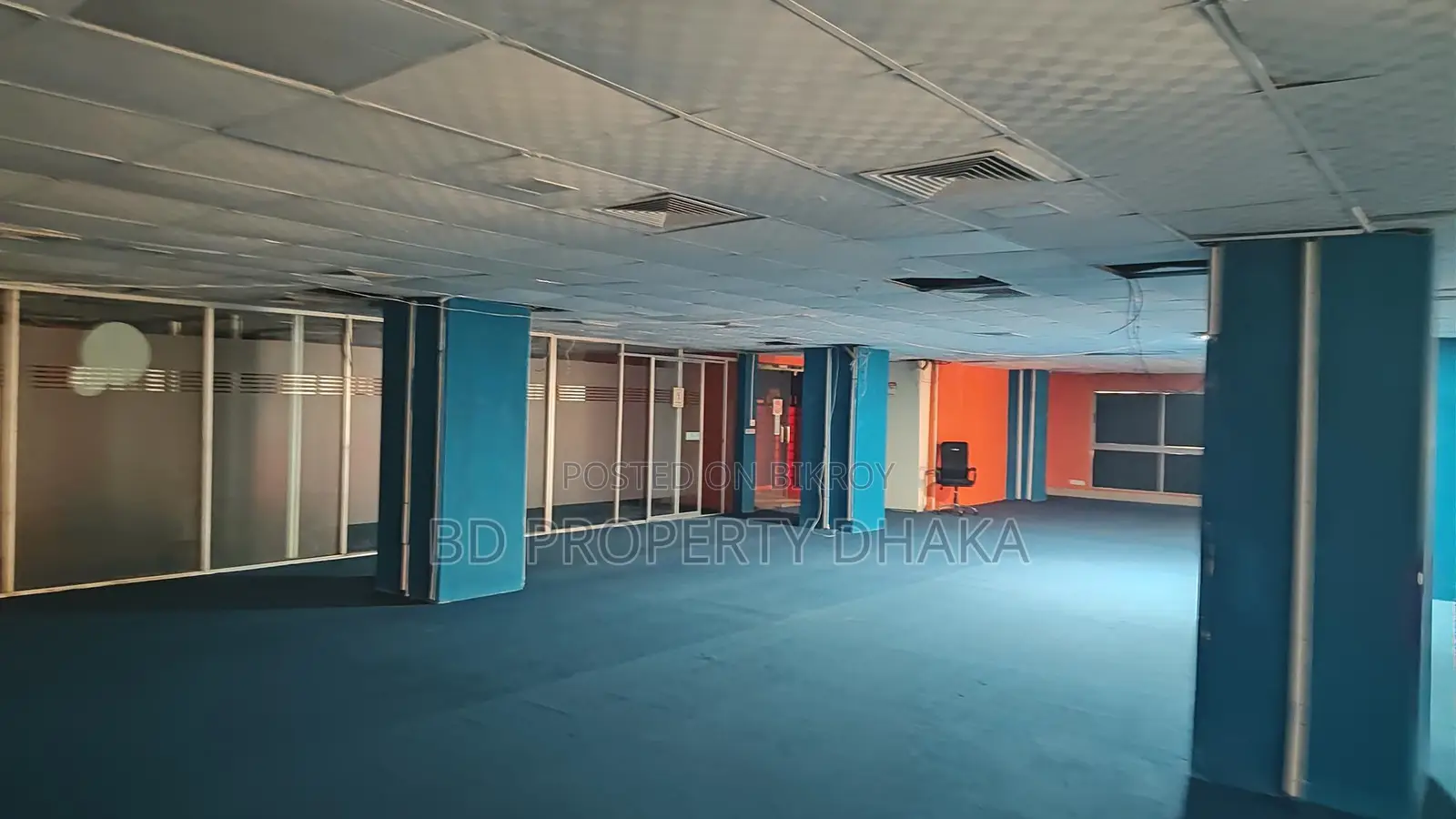 12400 Sqft Open Commercial Semi Furnished Space Rent in Mohakali in Mohakhali