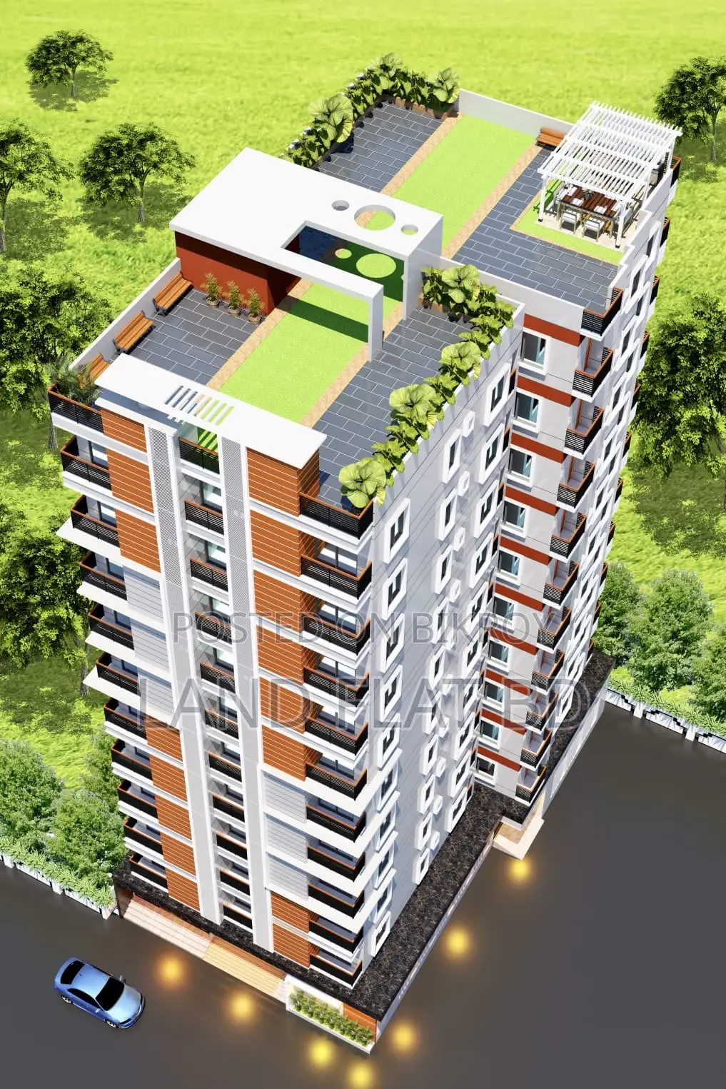 ON GOING FLAT @ 1600 SFT FOR SALE # BOSILA CITY GARDEN in Mohammadpur