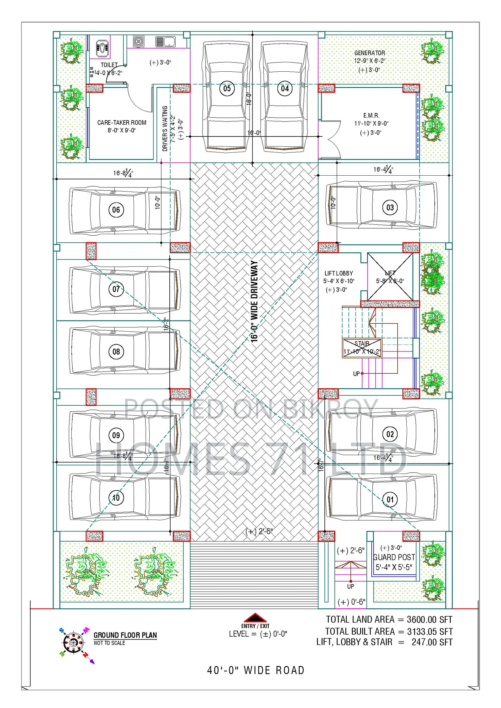 2850 Sft Flat For Sale at Jolshiri Abashon in Dhaka
