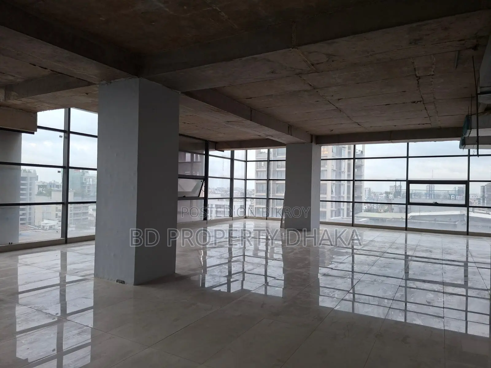 7000 Sqft New Excellent Open Commercial Space Rent in Gulshan Avenue in Gulshan