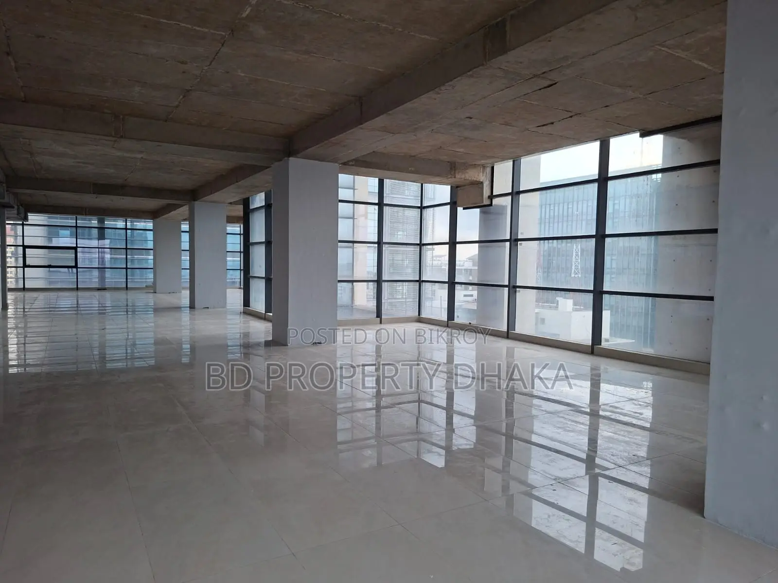 7000 Sqft New Excellent Open Commercial Space Rent in Gulshan Avenue in Gulshan