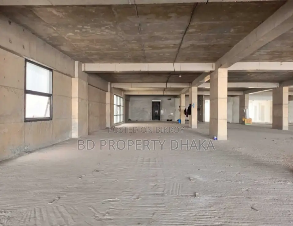 21500 Sqft Brand New Open Commercial Space Rent in Gulshan Avenue in Gulshan